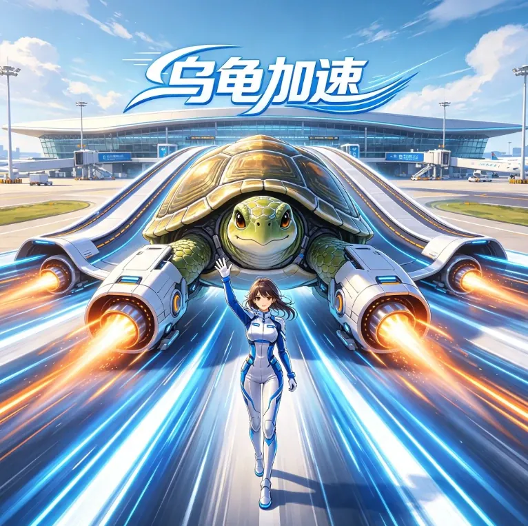 乌龟加速机场品牌图,本页为第三方整理页